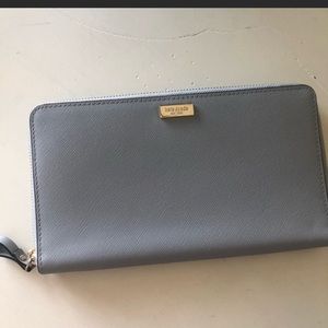 Kate space grey large wallet